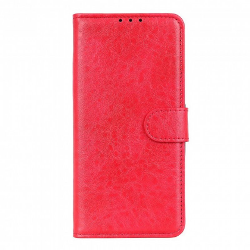 Obudowa Etui Na Telefon do Xiaomi Redmi Note 10 5G Teksturowana Sztuczna Skóra